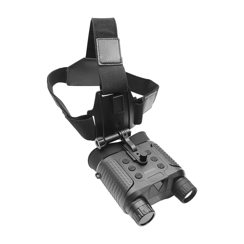 Outdoor Hunting Pictures - 屋外用ヘッドマウント双眼鏡赤外線暗視装置 IP54防水 4K画質狩猟用キャンプ用品