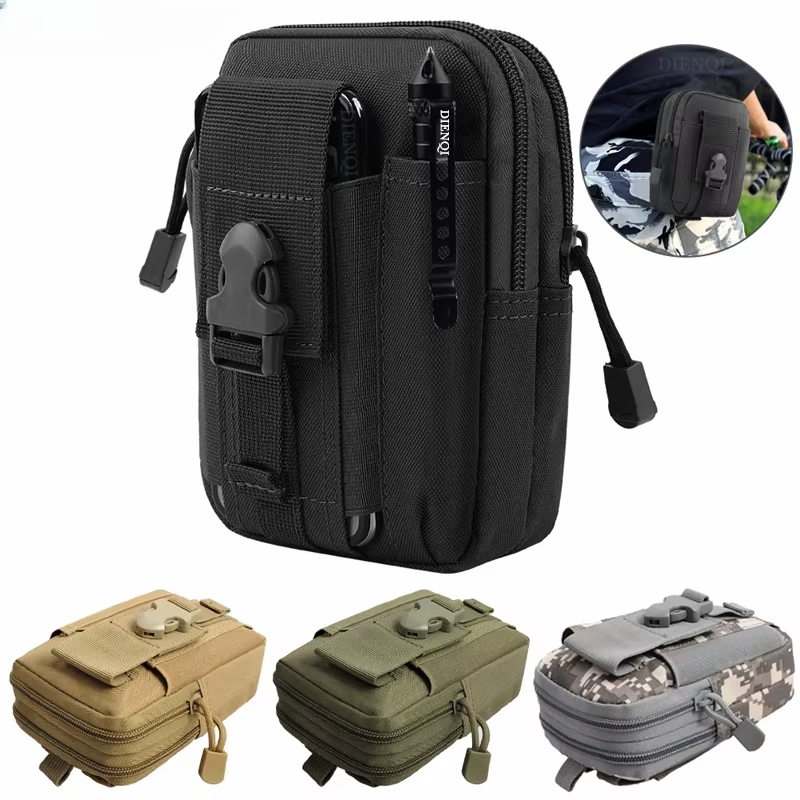 Outdoor Hunting Bag - アウトドアウエストパックベルトポーチ戦術電話ホルスターバッグベルトパックアウトドアスポーツハンティングハイキング旅行ウエストバッグ男性用
