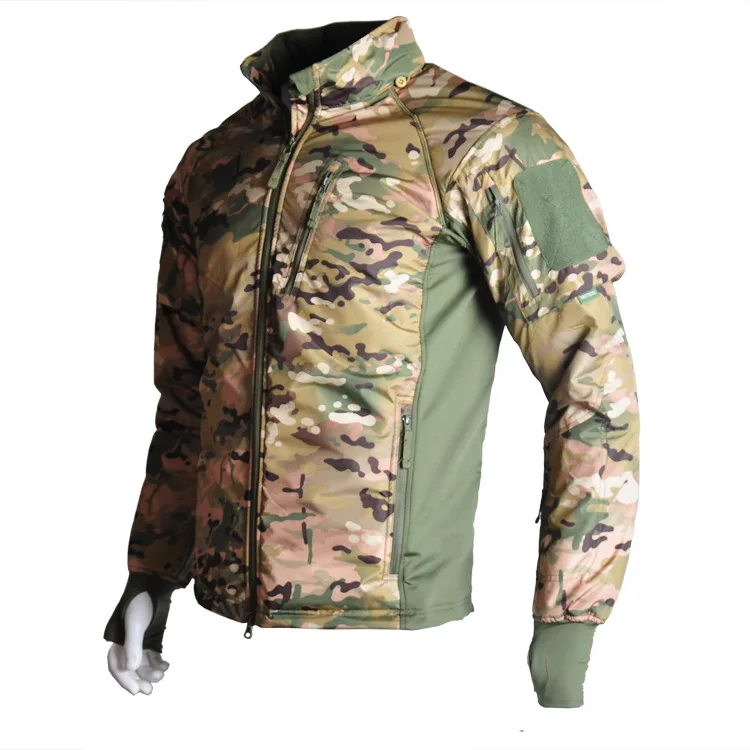 Outdoor Hunting Coat - ハイキング戦術ジャケット男性加熱ジャケット防風暖かいフード付きコートウインドブレーカー屋外サイクリング狩猟キャンプコート