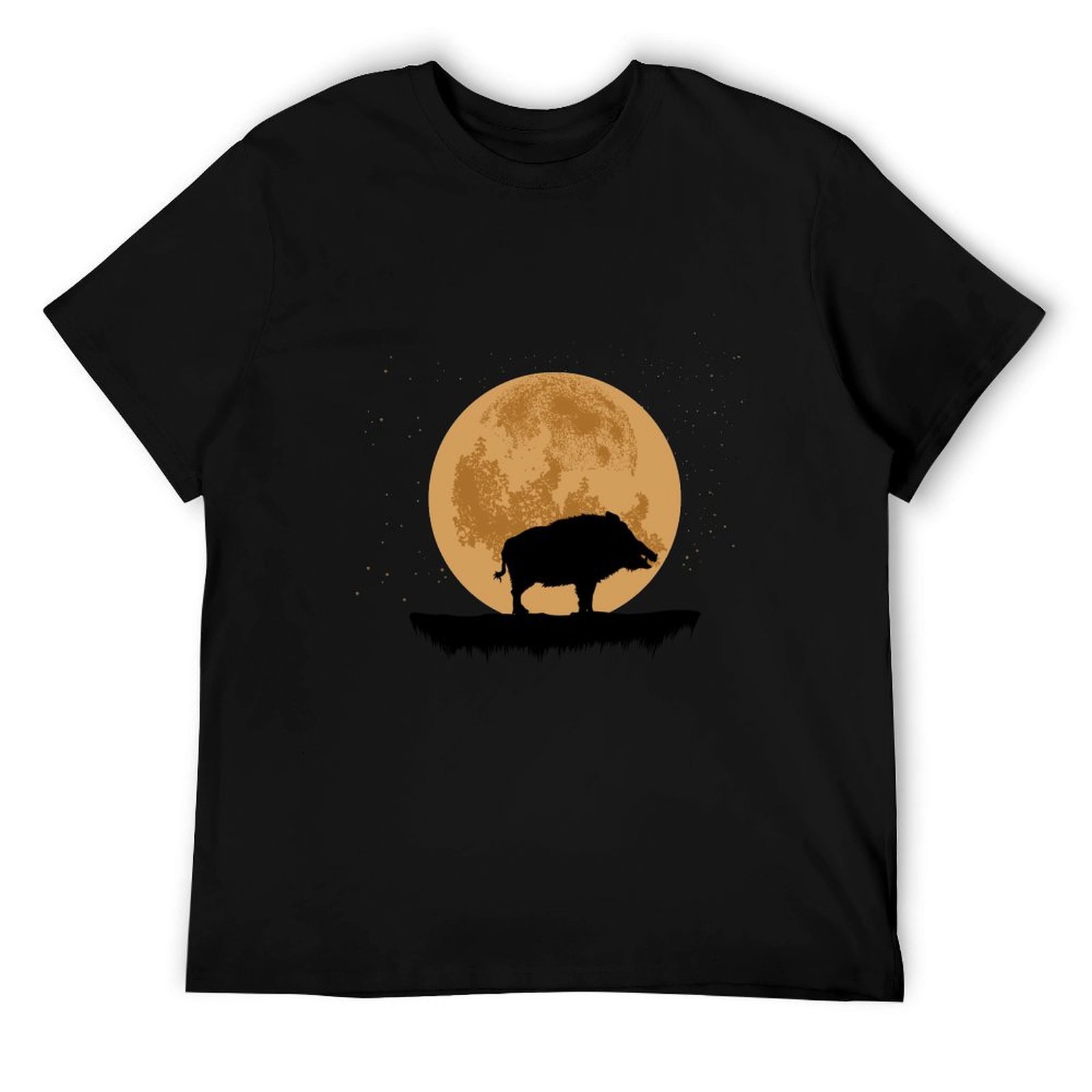 Wildman Hunting & Outdoor Photos - イノシシ狩猟イノシシイノシシ毛牛 Tシャツ tシャツパーソナライズされた男性 tシャツ夏の Tシャツ