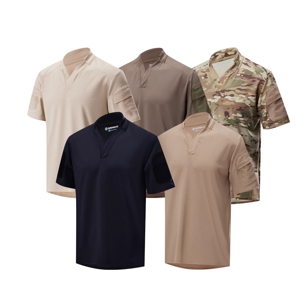 Outdoor Hunting T Shirts - アウトドアハンティング戦術トレーニング半袖シャツ対ラグビーシャツ速乾戦術TシャツメンズCAG愛用