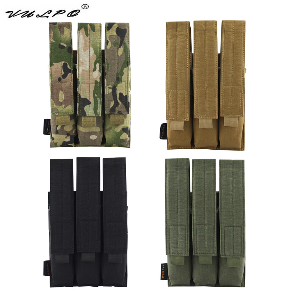 Hunting Outdoor Stores - バルポータクティカルライフルトリプルマガジンポーチモジュラルトリプルマグポーチキャリアmp5mp7krissハンティングairsoft