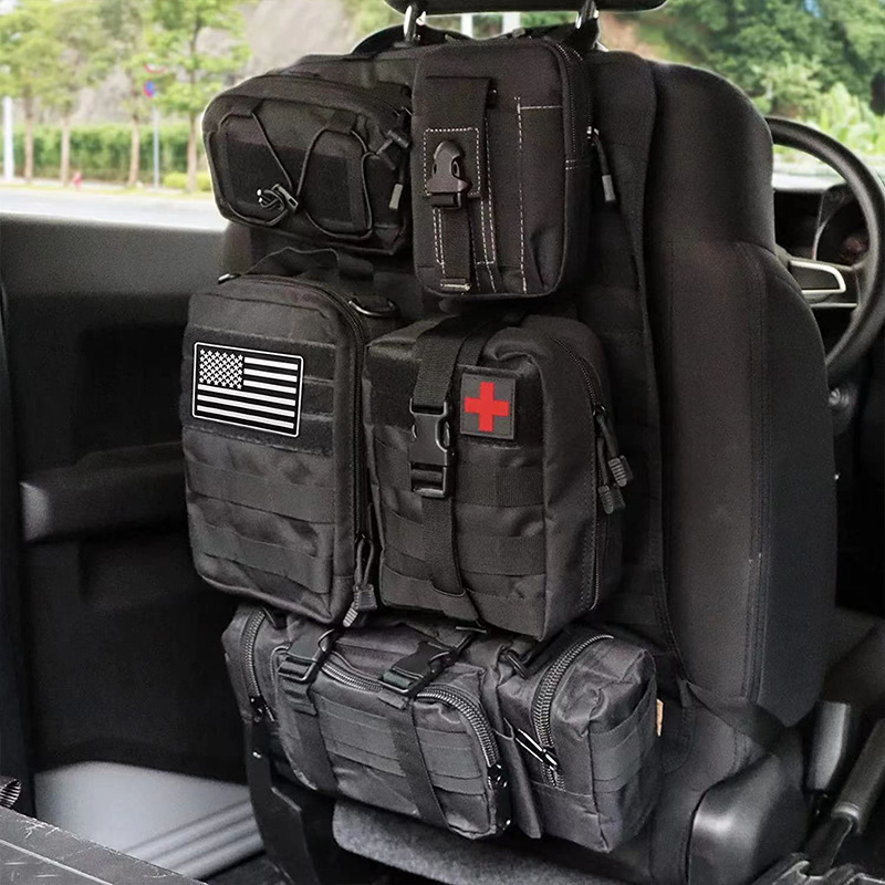 Outdoor Hunting Bag - 車後部座席吊り下げバッグ、戦術アクセサリーオーガナイザー、自動運転ハンティングアウトドア収納バッグ、分類収納バッグ
