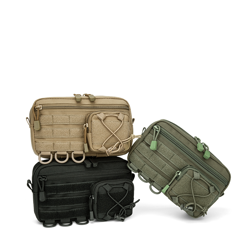 Outdoor Hunting Bag - 1000D EDC ポーチモールオーガナイザーバッグユーティリティ EDC ツールポーチ水平モジュラーポーチアウトドアウエストパック EMT