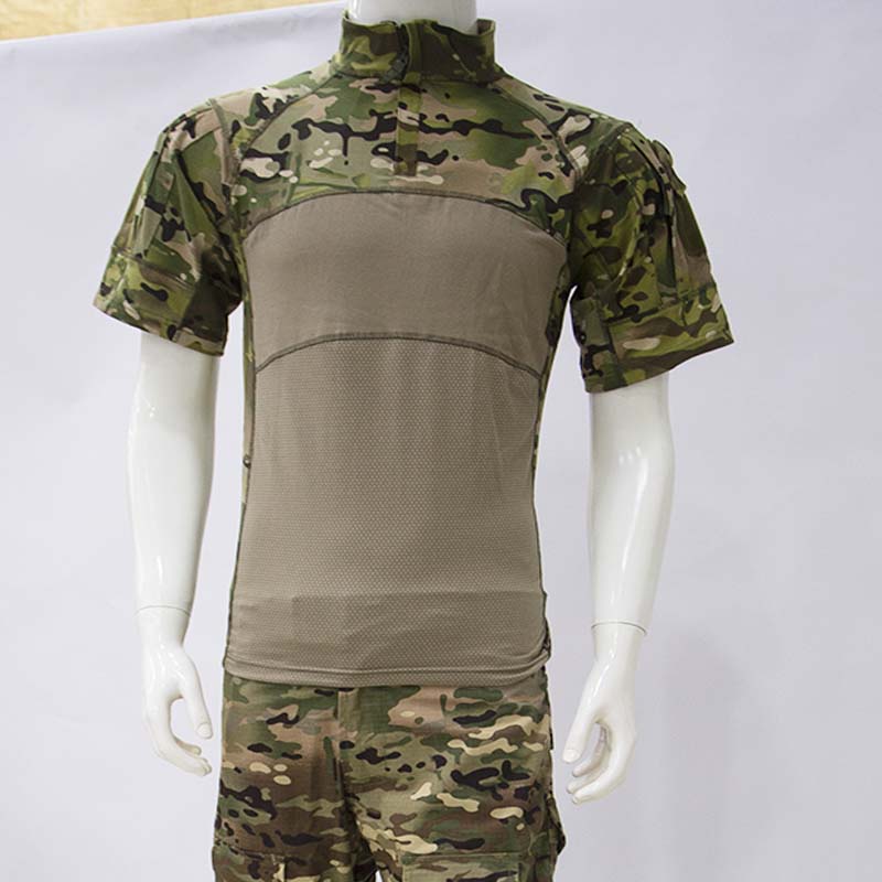 Outdoor Hunting T Shirts - AUKU メンズ ハンティング Tシャツ ショーツ 1/4