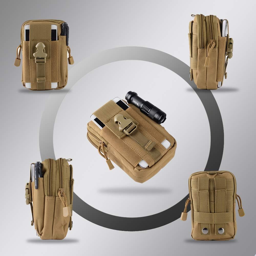 戦術的なモールベルトポーチ軍事ウエストバッグ EDC ツール - Outdoor Hunting Bag のレビューと価格