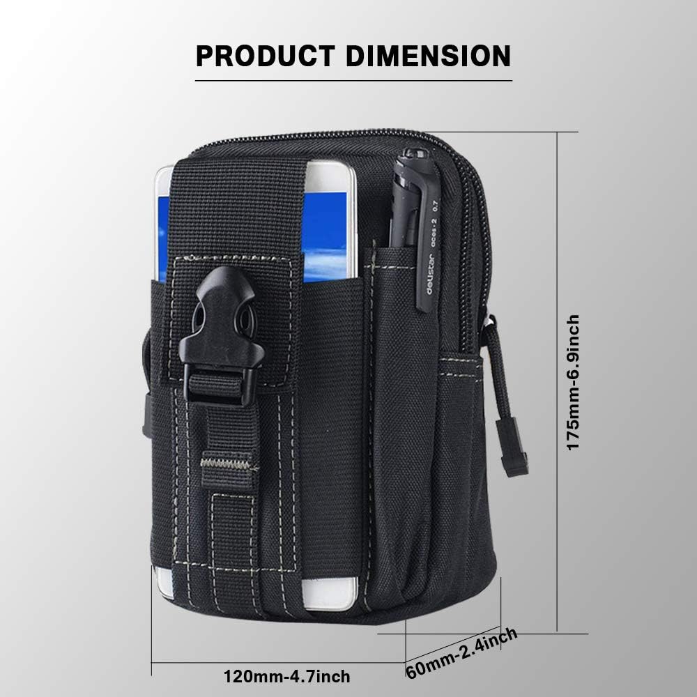 戦術的なモールベルトポーチ軍事ウエストバッグ EDC ツール - Outdoor Hunting Bag のレビューと価格
