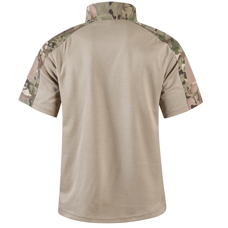 メンズ夏迷彩戦術シャツ半袖速乾戦闘 Tシャツ男性の軍 Tシャ - Outdoor Hunting T Shirts のレビューと価格