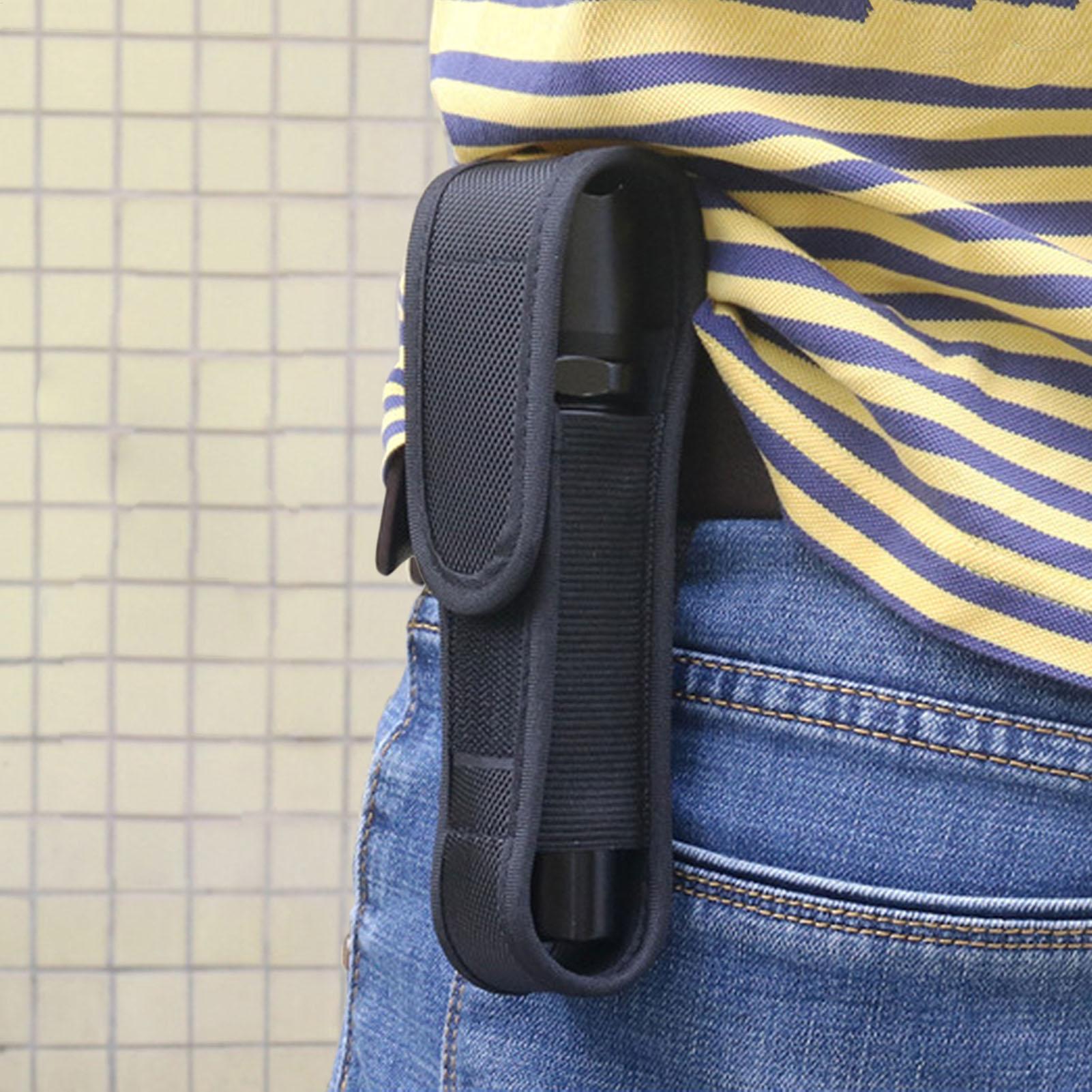 LED懐中電灯保護ケース屋外用ウエスト懐中電灯レザーケースサ - Outdoor Hunting Bag のレビューと価格