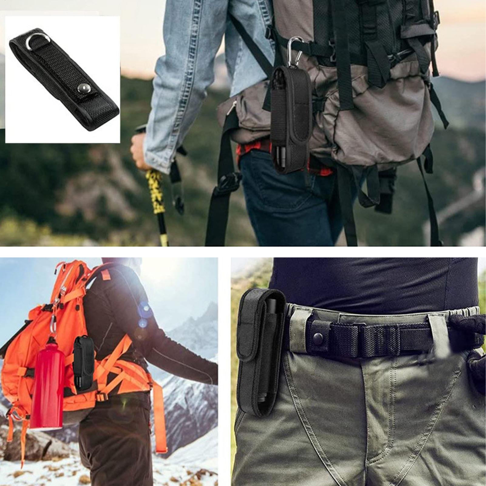 LED懐中電灯保護ケース屋外用ウエスト懐中電灯レザーケースサ - Outdoor Hunting Bag のレビューと価格