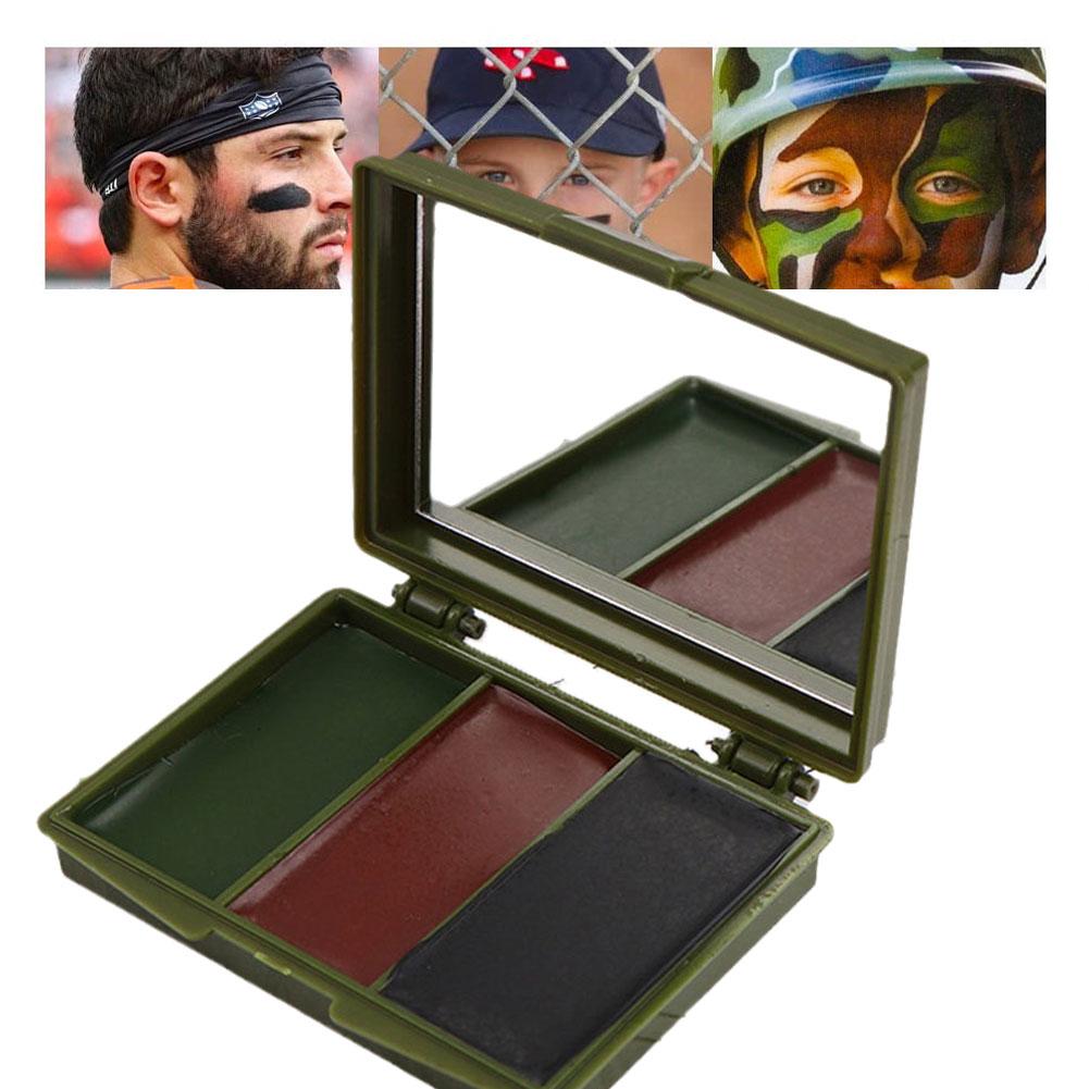 1個入り アーミーファン向け CSシューティング用フェイスペ - Camo Face Paint のレビューと価格