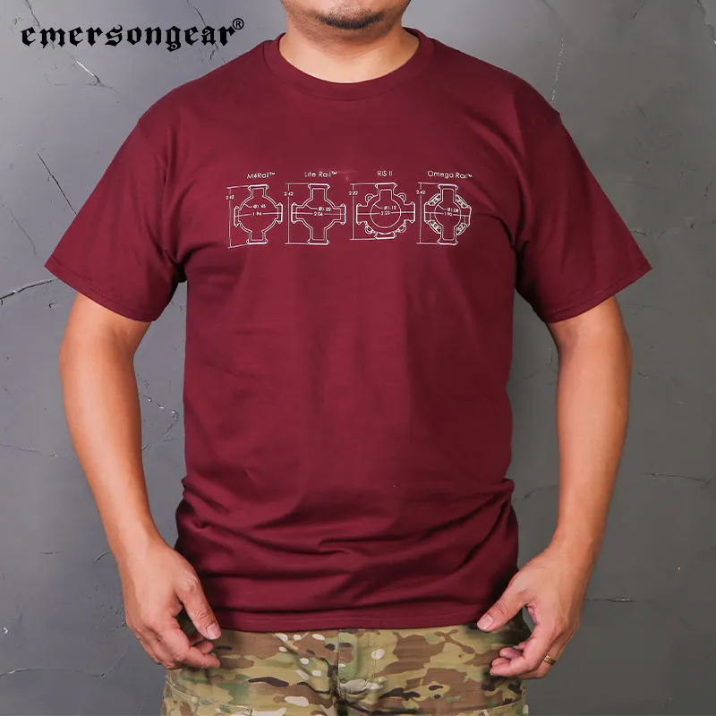 エマーソニア-タクティカルカルカルチャーTシャツ,スポーツ, - Outdoor Hunting T Shirts のレビューと価格