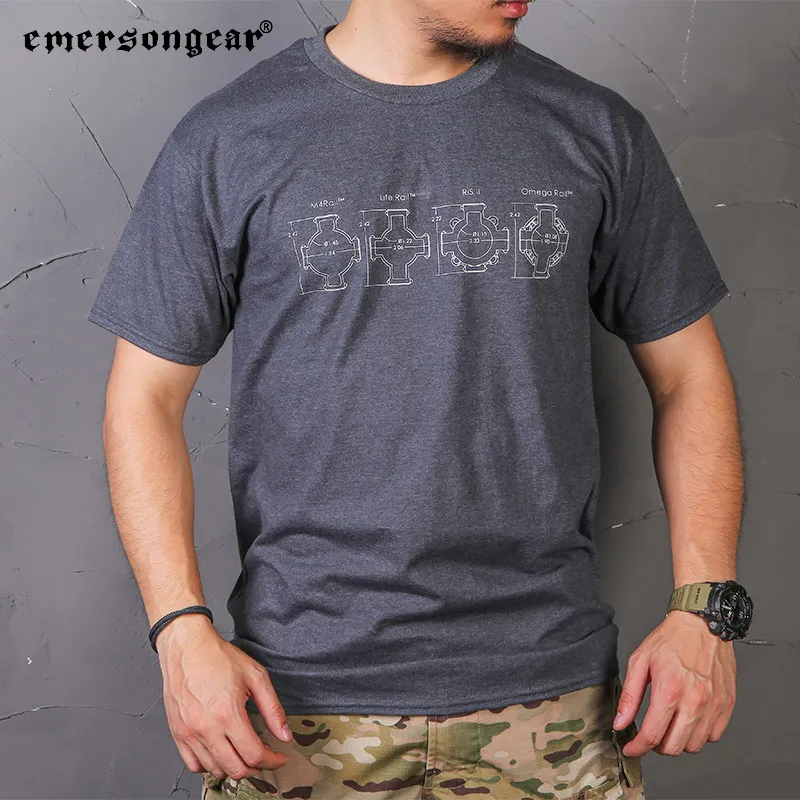 エマーソニア-タクティカルカルカルチャーTシャツ,スポーツ, - Outdoor Hunting T Shirts のレビューと価格