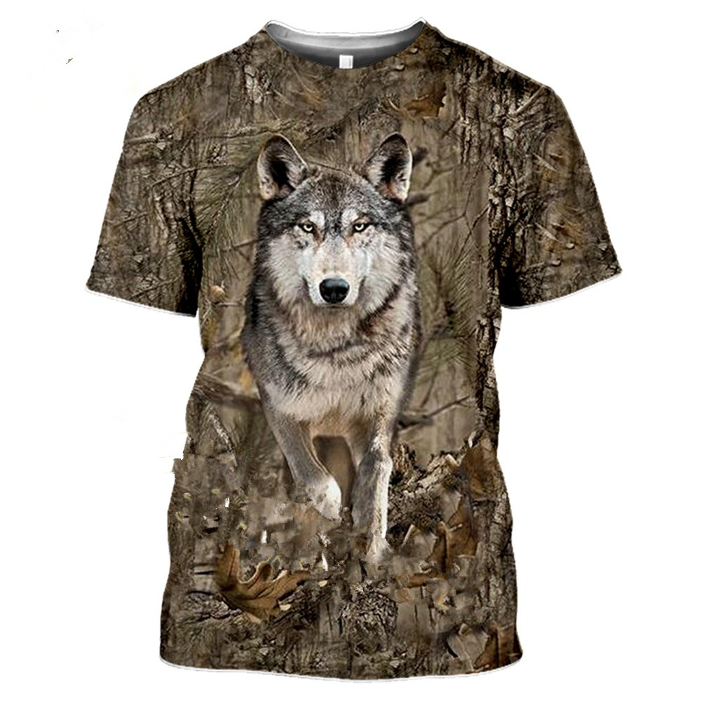 メンズカジュアルサマーTシャツ,速乾性カモフラージュプリント - Outdoor Hunting T Shirts のレビューと価格