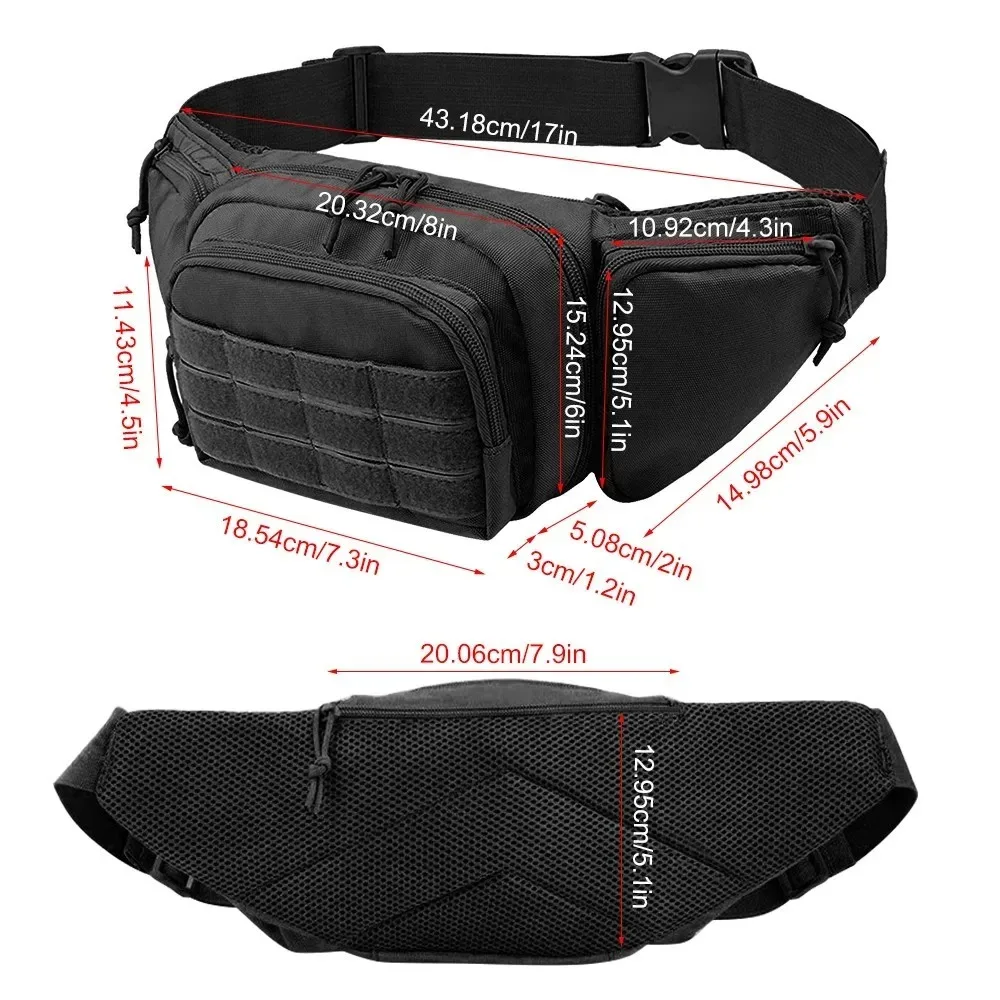 狩猟用ウエストバッグ メンズ タクティカル ファニーパック  - Outdoor Hunting Bag のレビューと価格
