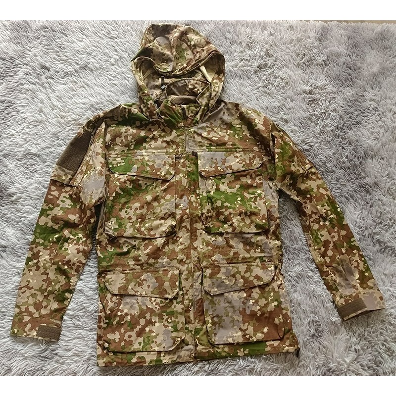 メンズタクティカルジャケットルーズカジュアルマルチポケットア - Outdoor Hunting Coat のレビューと価格