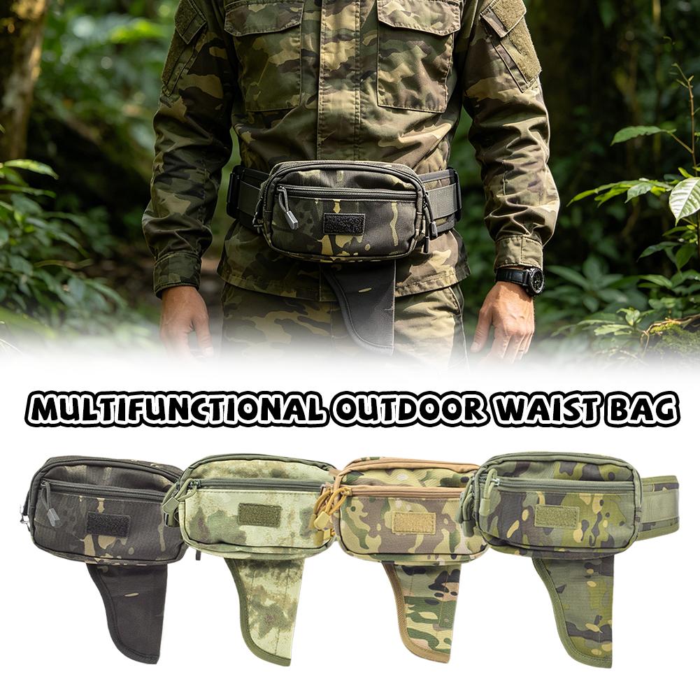 迷彩防水タクティカルウエストパック、男性用調節可能な多機能ユ - Outdoor Hunting Bag のレビューと価格