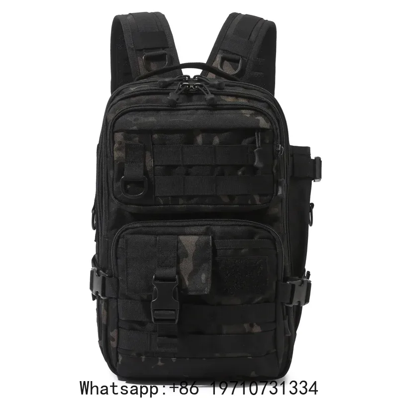 1000D防水バックパックタックル収納バッグ、ダブルショルダ - Outdoor Hunting Bag のレビューと価格