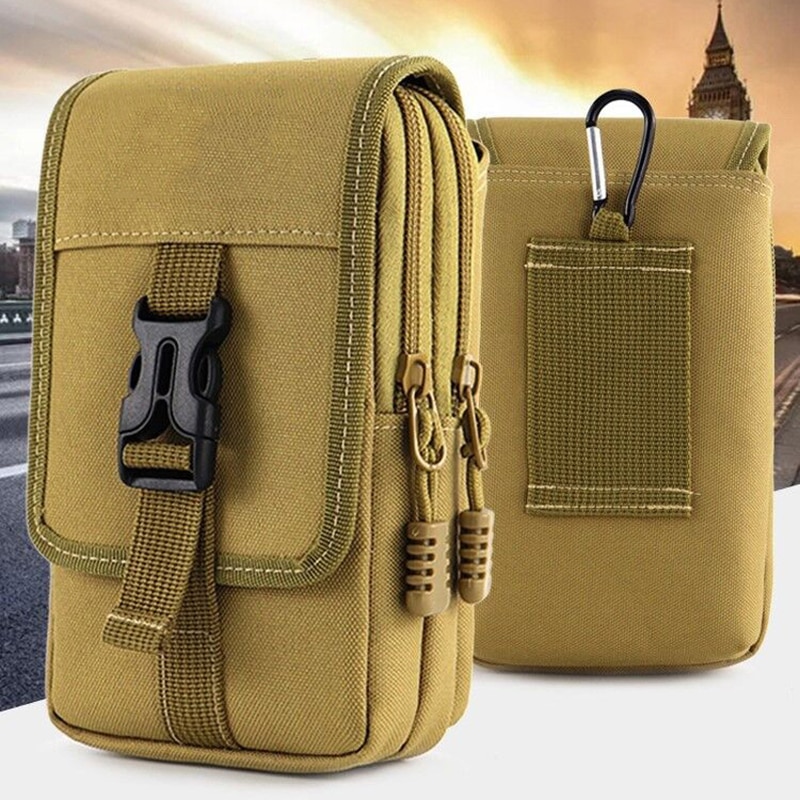 EDCモールバッグ財布ダブルレイヤー屋外防水ミリタリーウエス - Outdoor Hunting Bag のレビューと価格