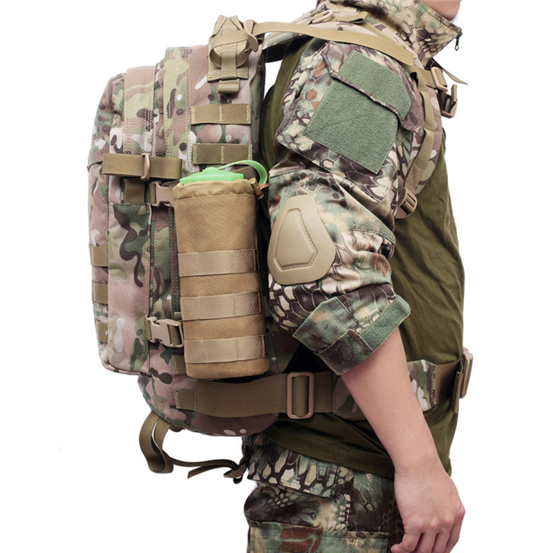戦術的なモール水ボトルバッグポーチホルダー屋外旅行キャンプハ - Outdoor Hunting Pictures のレビューと価格