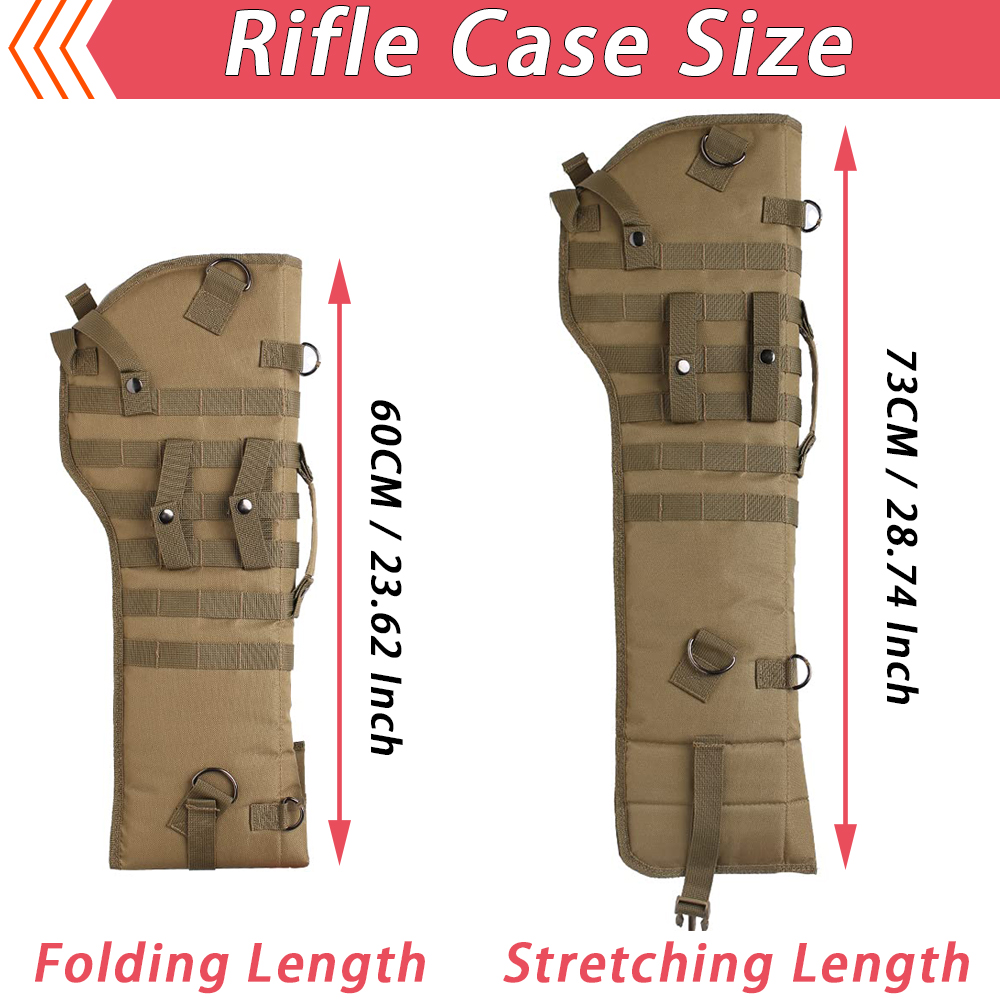 タクティカルライフル鞘パッド入りショットガンホルスター＆オー - Hunting Outdoor Stores のレビューと価格