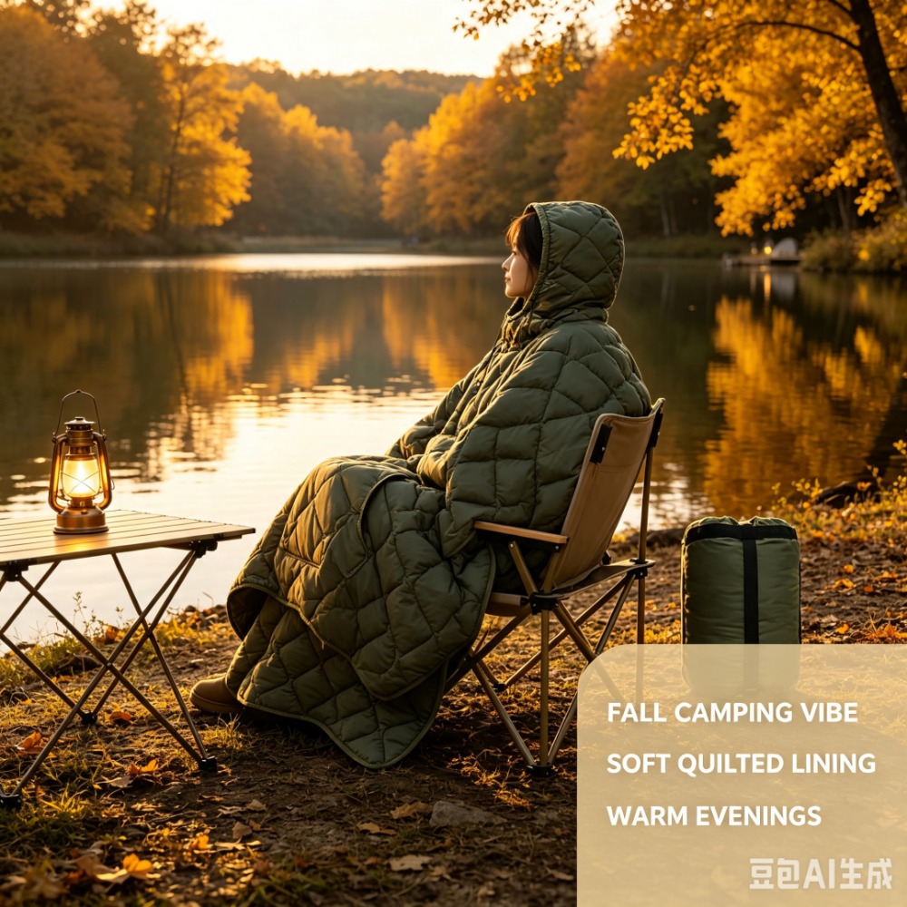 迷彩ブランケット防水断熱ポンチョ冬用暖かいライナー屋外キャン - Outdoor Hunting Blanket のレビューと価格
