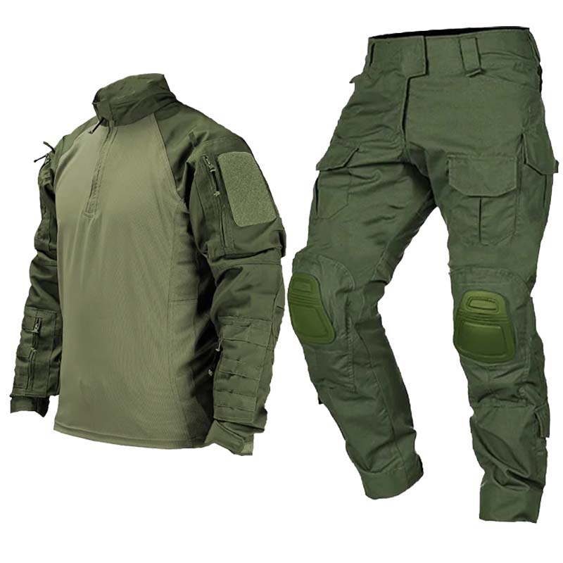 屋外戦闘用タクティカルスーツ耐摩耗性Tシャツ+カーゴパンツメ - Outdoor Hunting T Shirts のレビューと価格