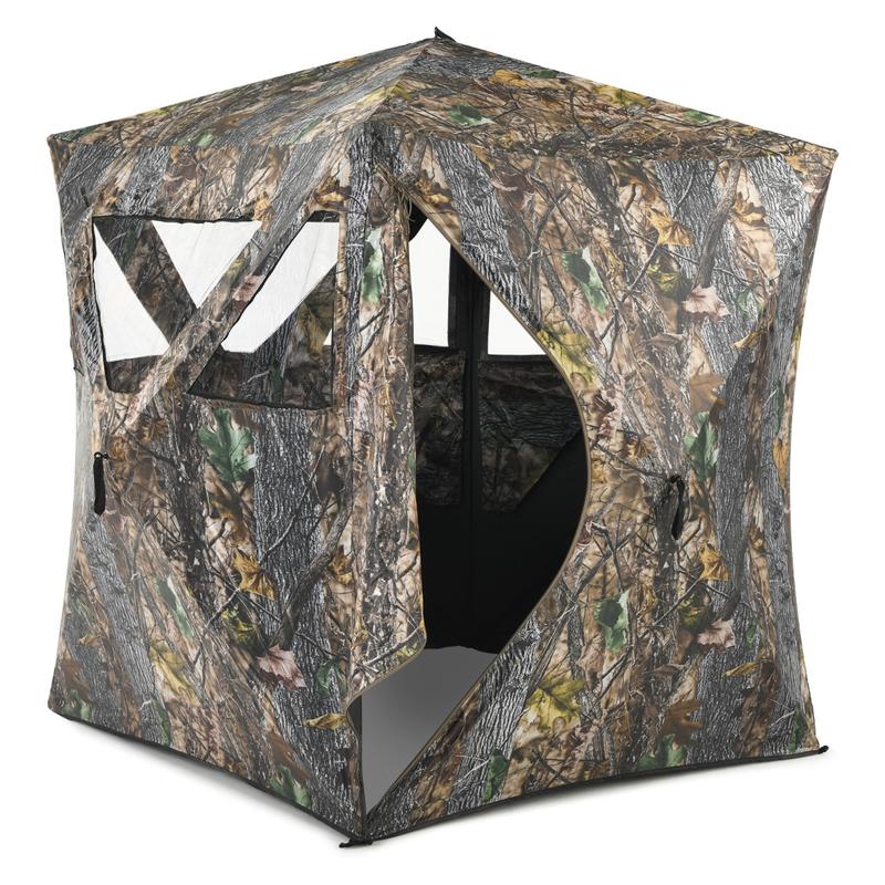 鹿やアンテロープ用の地釘と固定具付きポータブルハンティングブ - Outdoor Hunting Blinds のレビューと価格