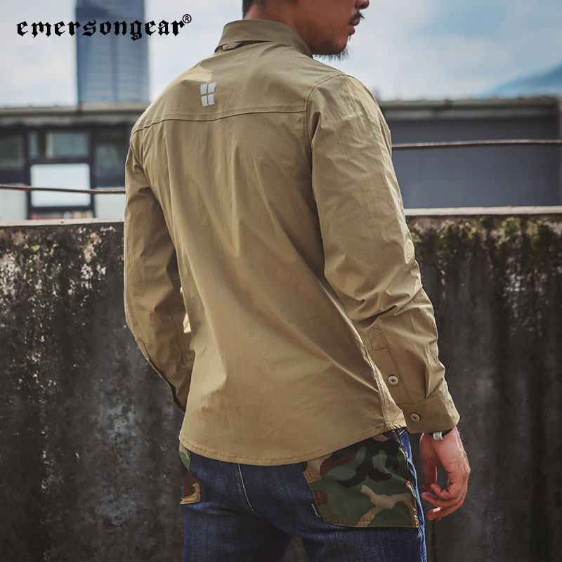 財布の形をした青い長袖シャツ,シックなデザイン,マウンテンバ - Outdoor Hunting T Shirts のレビューと価格