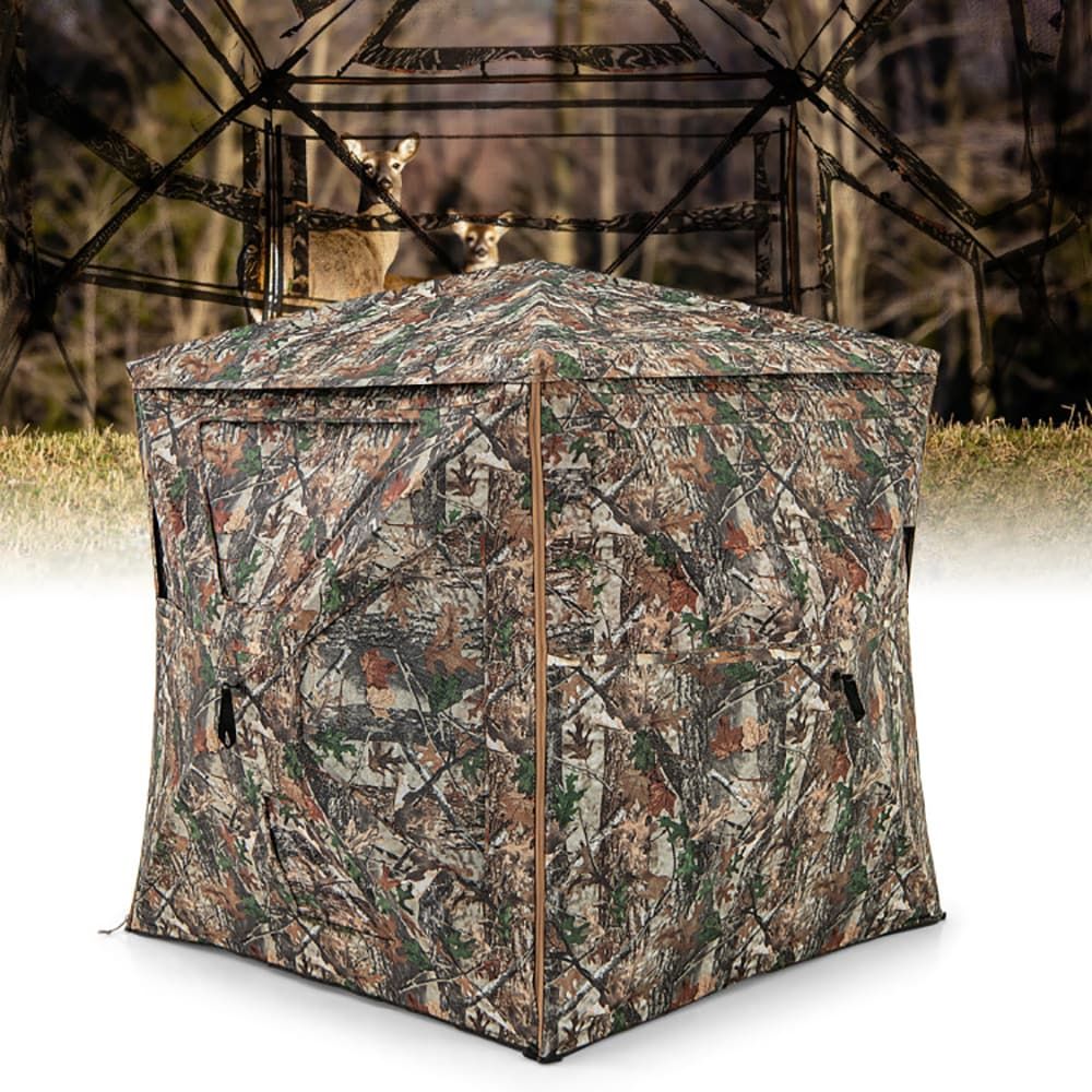 5-in-1着脱式ハンティングブラインド、天窓付き2～3人用 - Outdoor Hunting Blinds のレビューと価格