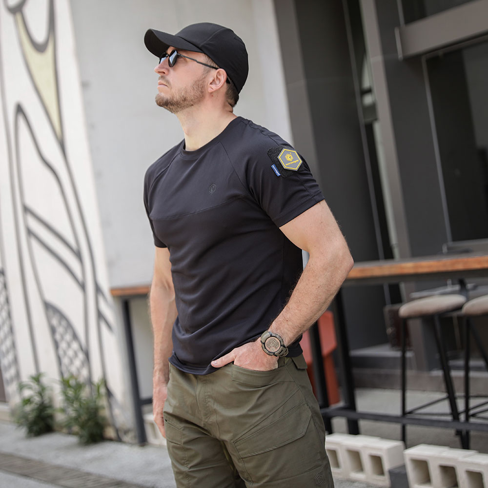 Emersongear-青いラベルが付いた機能的なTシャツ、 - Outdoor Hunting T Shirts のレビューと価格