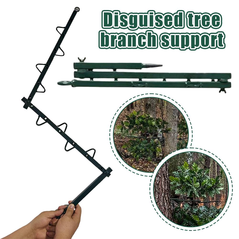 折りたたみ式ハンティングカモフラージュ枝ホルダー、固定スパイ - Outdoor Hunting Blinds のレビューと価格