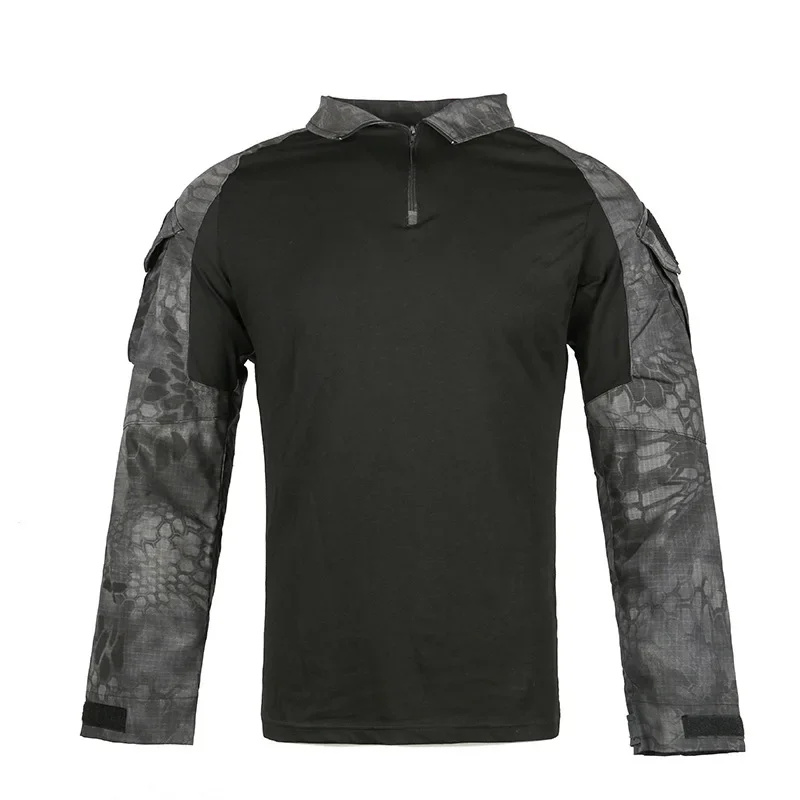 メンズアウトドアタクティカルハイキングTシャツ、戦闘軍事CP - Outdoor Hunting T Shirts のレビューと価格