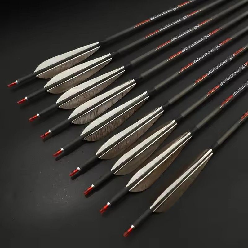 リカーブおよびコンパウンドボウハンティング用のピュアカーボン - Arrow Carbon Shaft のレビューと価格