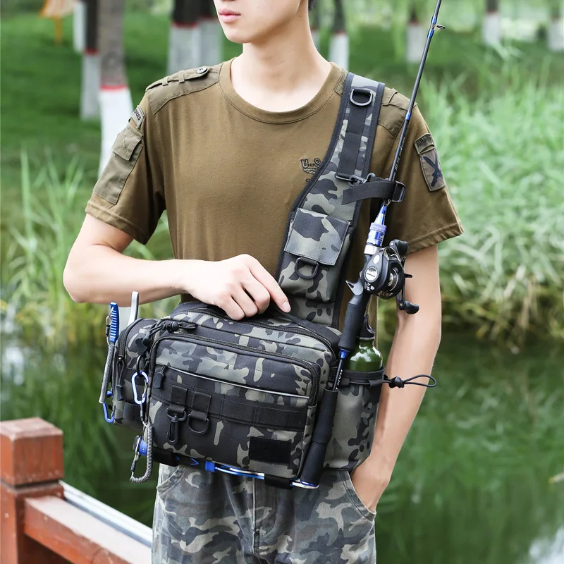 大容量の多機能ウエストバッグ,ハンティングショルダーバッグ, - Outdoor Hunting Bag のレビューと価格