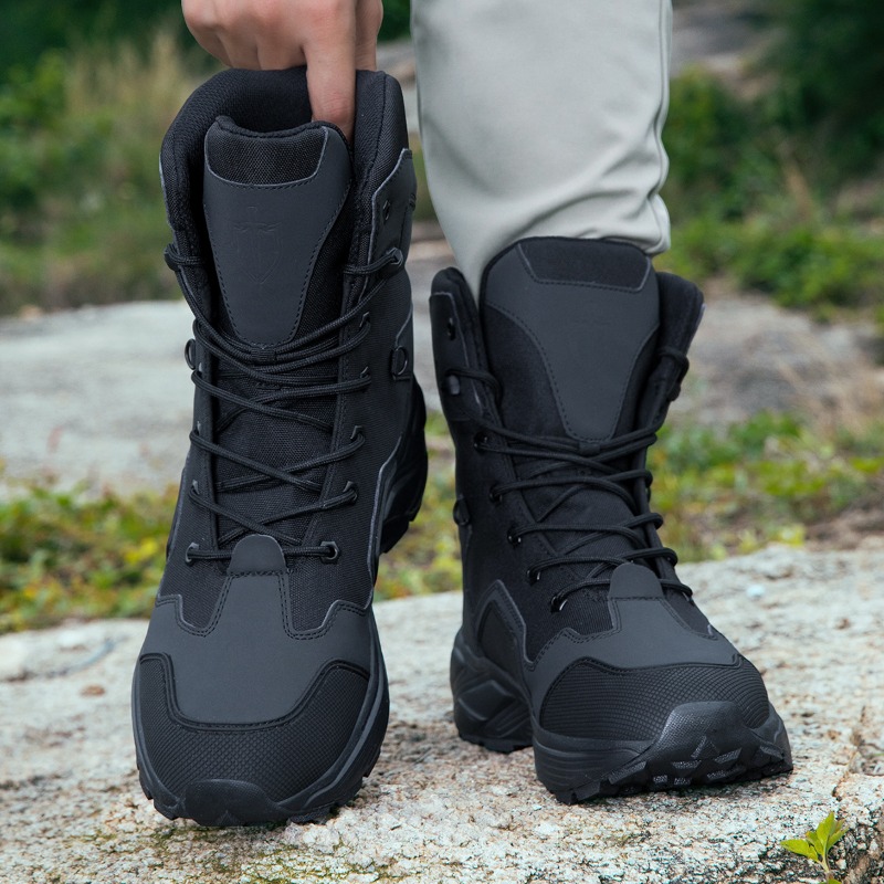 メンズタクティカルブーツ、レースアップ、ワイルドコンバットト - Wildman Hunting & Outdoor Photos のレビューと価格