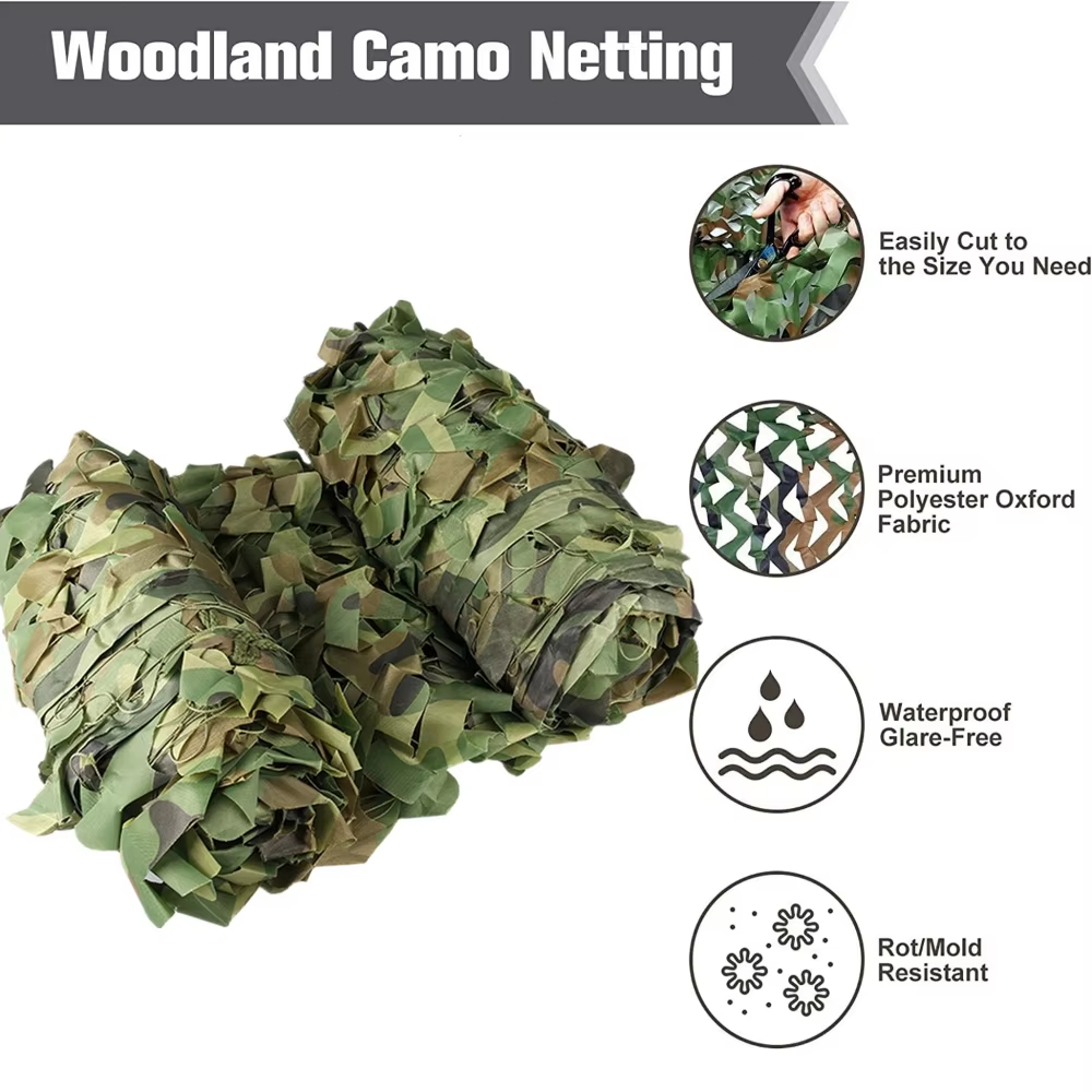 迷彩ネット屋外キャンプ日よけメッシュカモフラージュネット狩猟 - Outdoor Hunting Blinds のレビューと価格