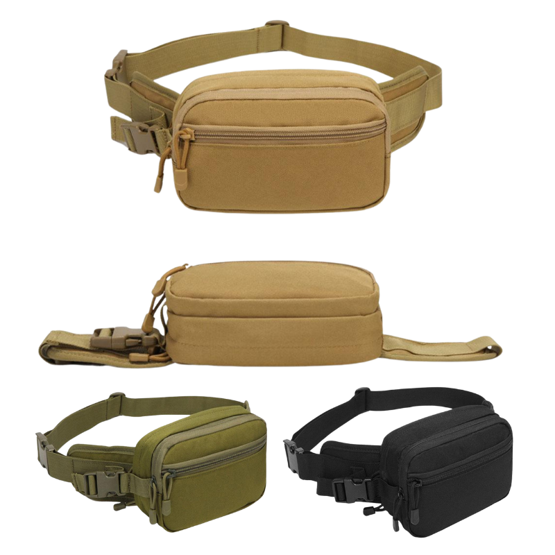 防水戦術ファニーパック調節可能なウエストベルトバッグポータブ - Outdoor Hunting Bag のレビューと価格