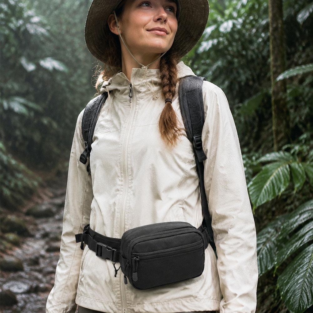 防水戦術ファニーパック調節可能なウエストベルトバッグポータブ - Outdoor Hunting Bag のレビューと価格