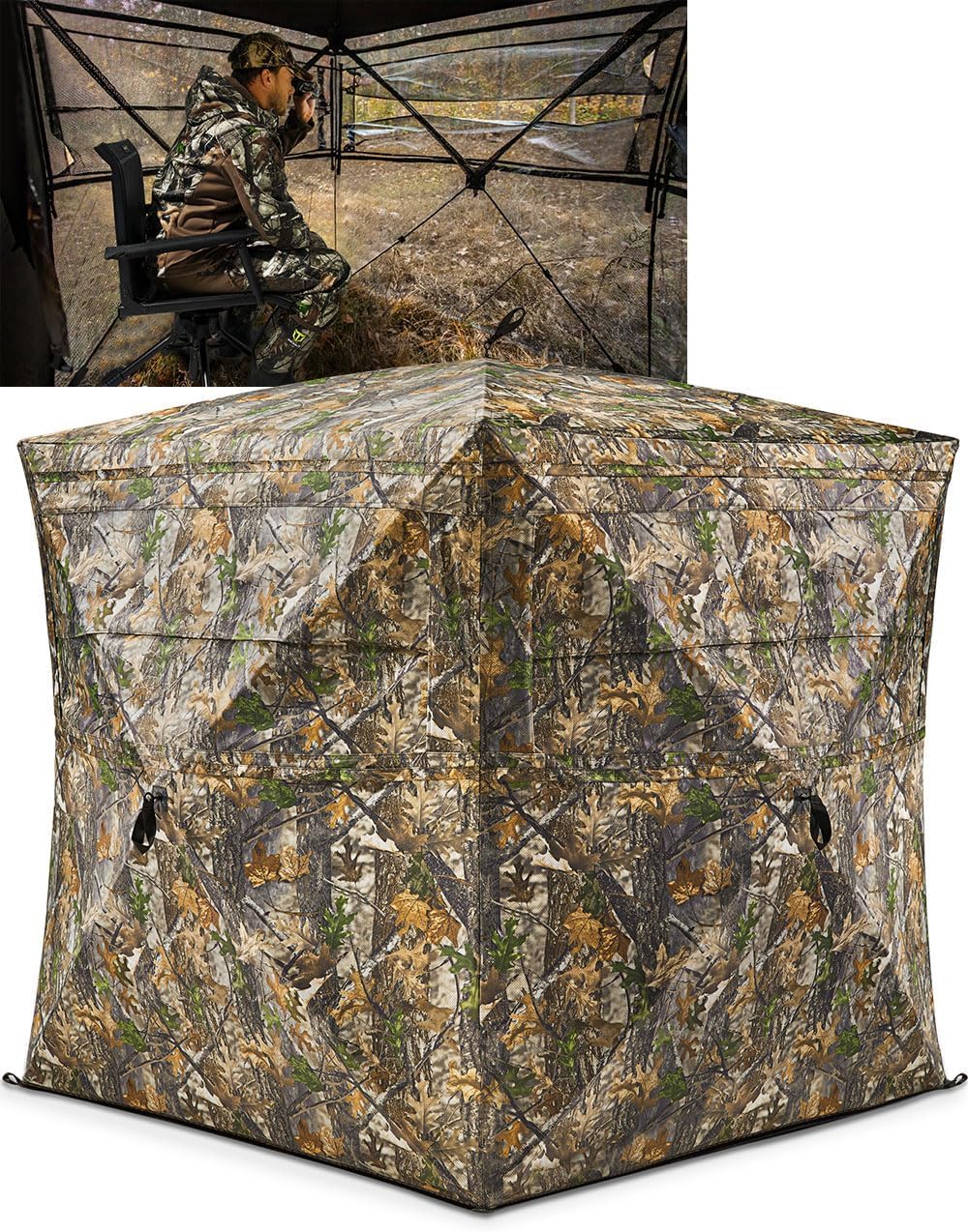 高品質ポータブルオックスフォード生地屋外ハンティングギア、シ - Outdoor Hunting Blinds のレビューと価格