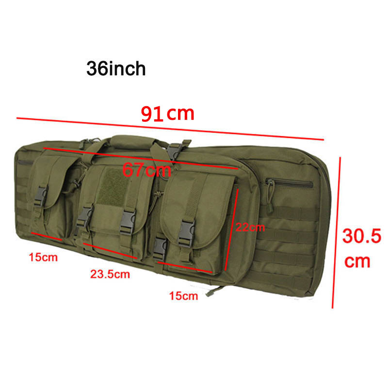 戦術的な 36 ''90 センチメートルダブルライフルバッグ - Hunting Outdoor Stores のレビューと価格