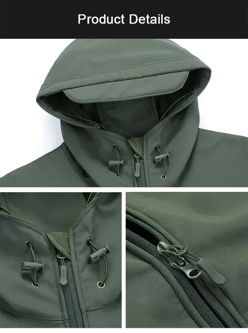 5XL 6XL CP 迷彩ソフトシェルアサルト、アウトドアス - Men'S Outdoor Hunting Jacket のレビューと価格