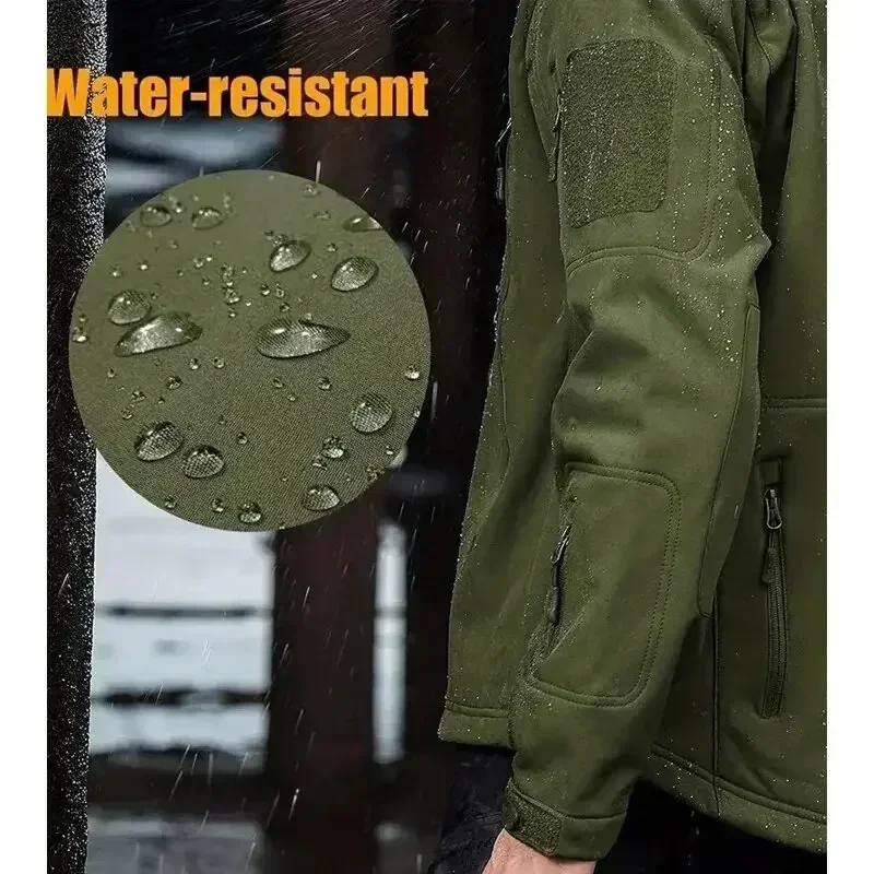 5XL 6XL CP 迷彩ソフトシェルアサルト、アウトドアス - Men'S Outdoor Hunting Jacket のレビューと価格