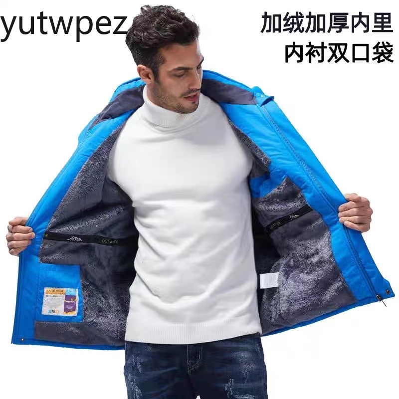 冬のジャケット男性厚く暖かい防水フード付きパーカーコート狩猟 - Outdoor Hunting Coat のレビューと価格